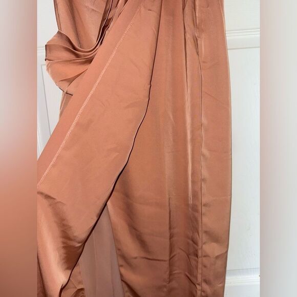 JLuxlabel Peach Jamila Drape Skirt Size Small NWT Hotliday event date night - Picture 5 of 10